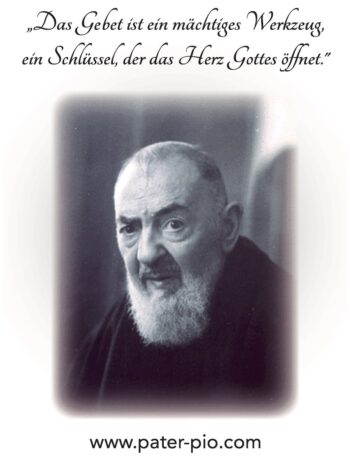 Pater Pio Postkarte