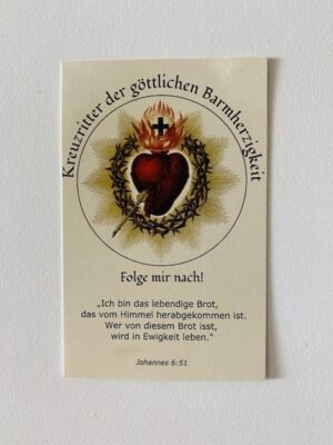 göttliche Barmherzigkeit Vistenkarte