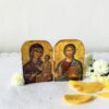 Diptychon Christus Pantokrator und Maria