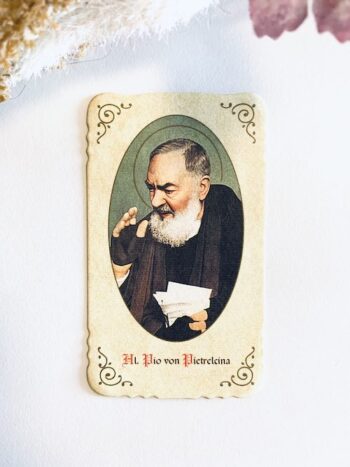 Pater Pio Gebetskarte
