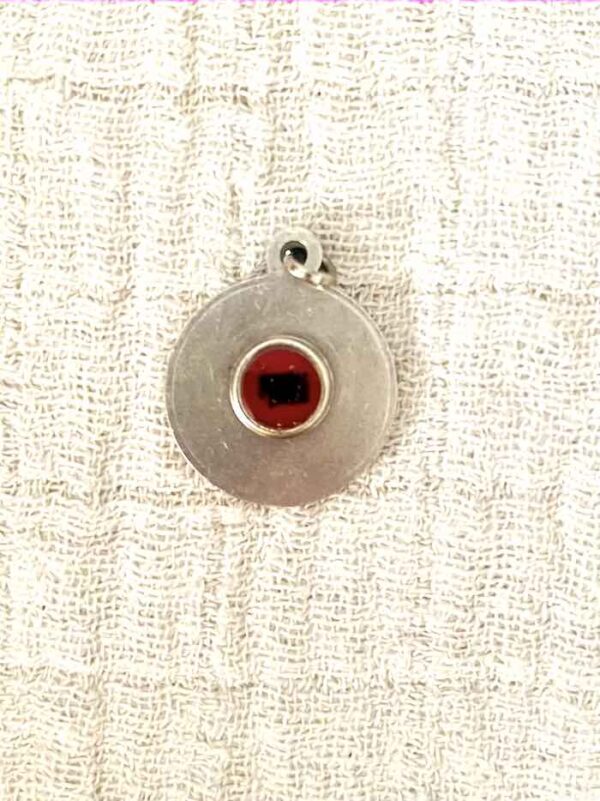 Medaille Pater Pio mit Stoffreliquie – Bild 2