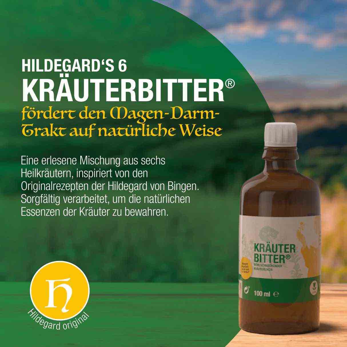 Hildegards 6-Kräuterbitter - das Original 100ml – Bild 2