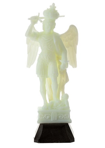 phosphoreszierende Erzengel Michael Statue | 12 und 16cm