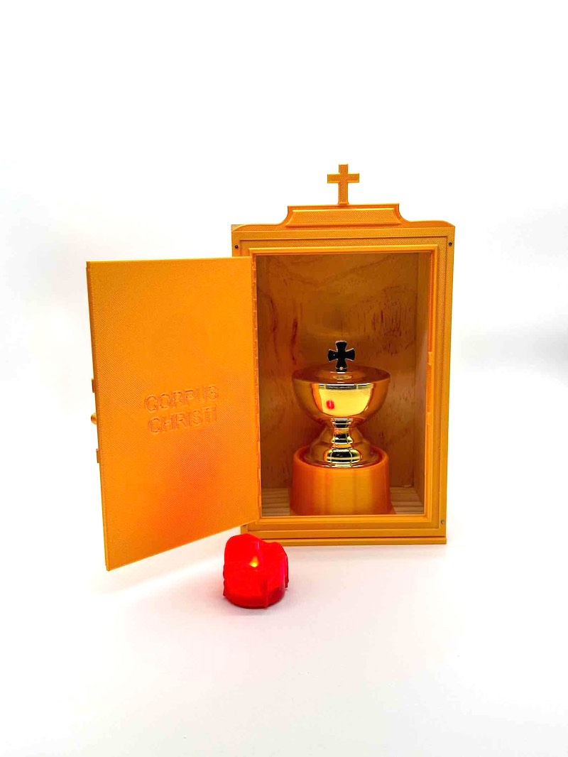Kinder Tabernakel Spiel-Set mit Ziborium